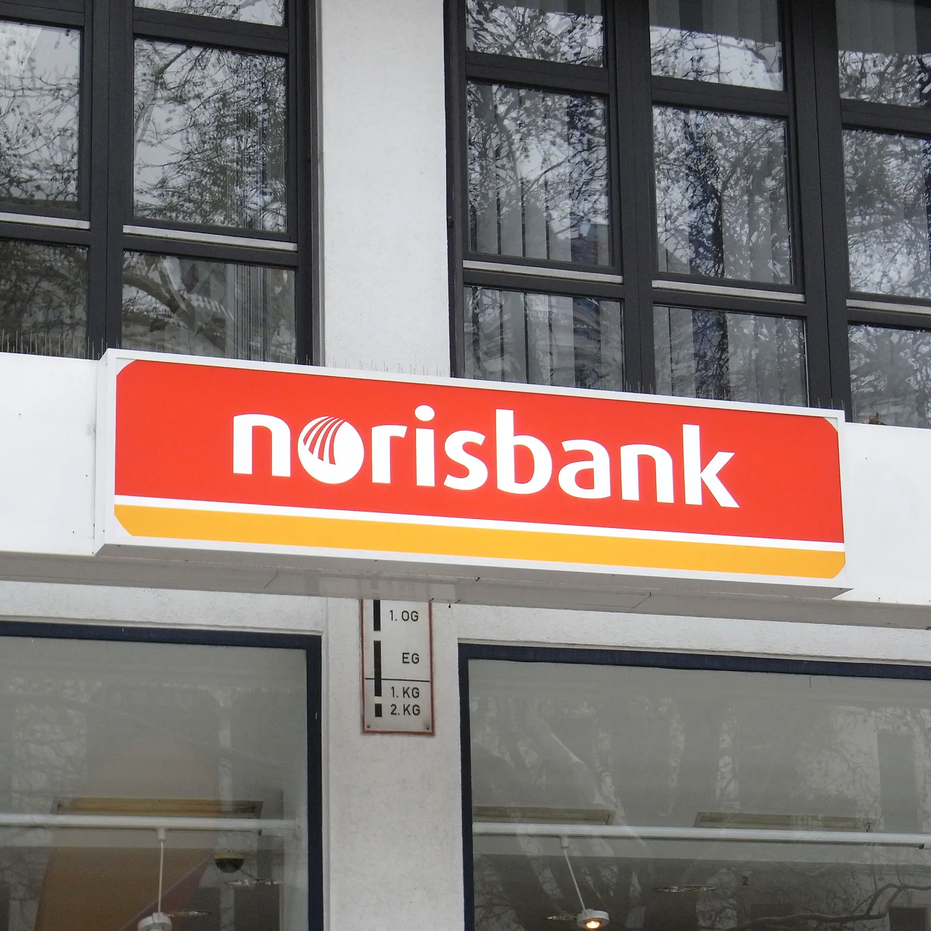 Lichtwerbung für norisbank von AR Display
